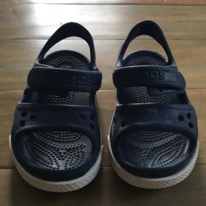 Toddler croc band sandals